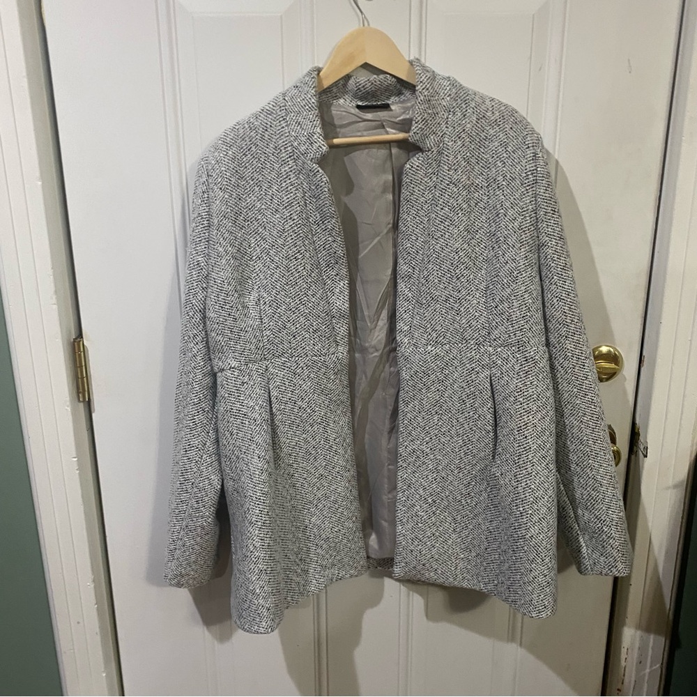 Vici Herringbone Gray Women's Jacket - image 1